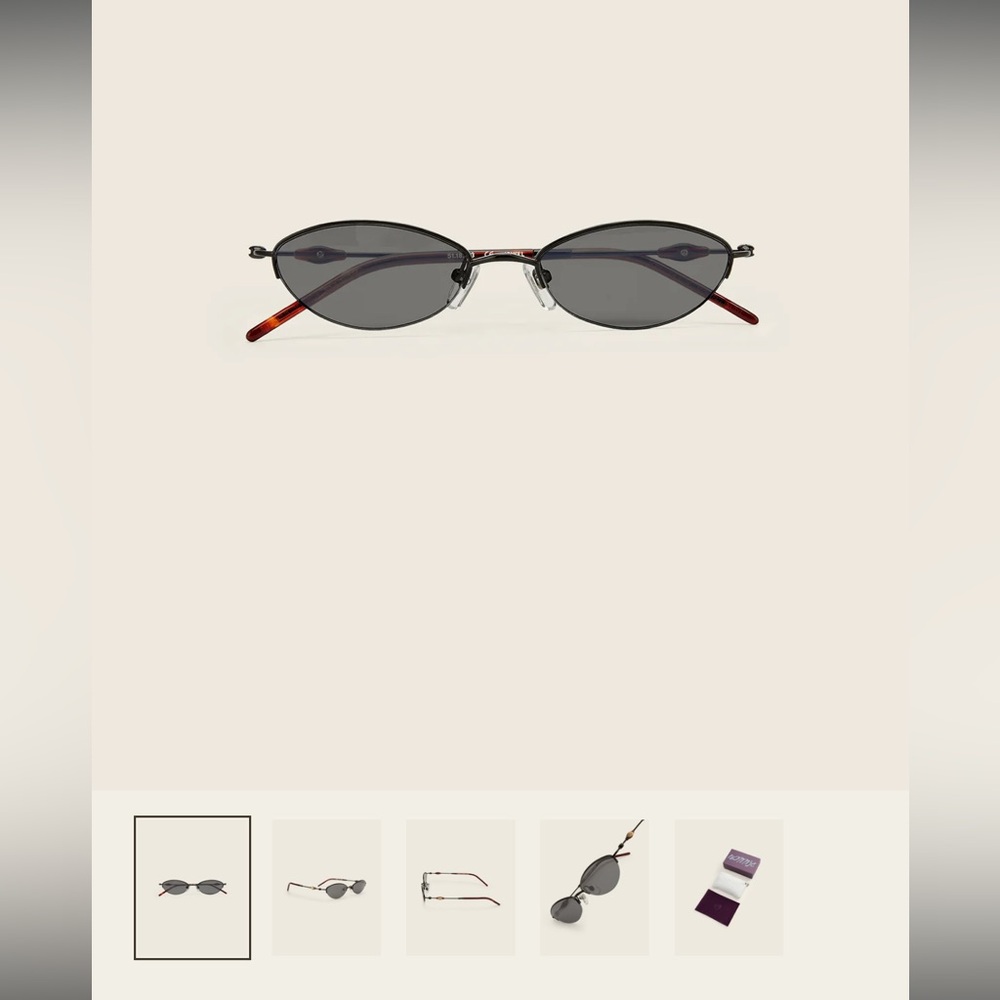Sleek Black Designer Sunglasses